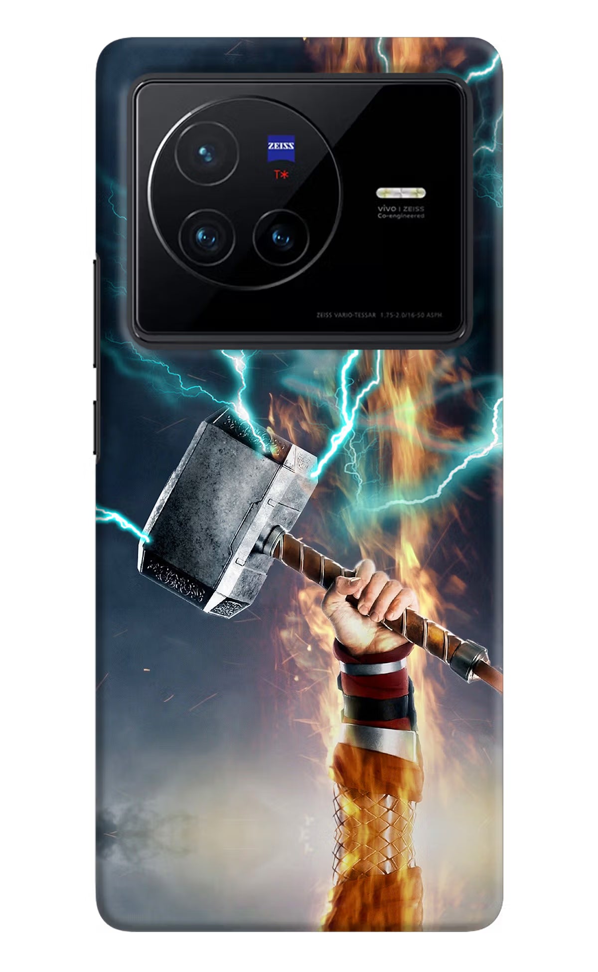 Thor Hammer Mjolnir Vivo X80 Hard Case Back Cover by Casekaro
