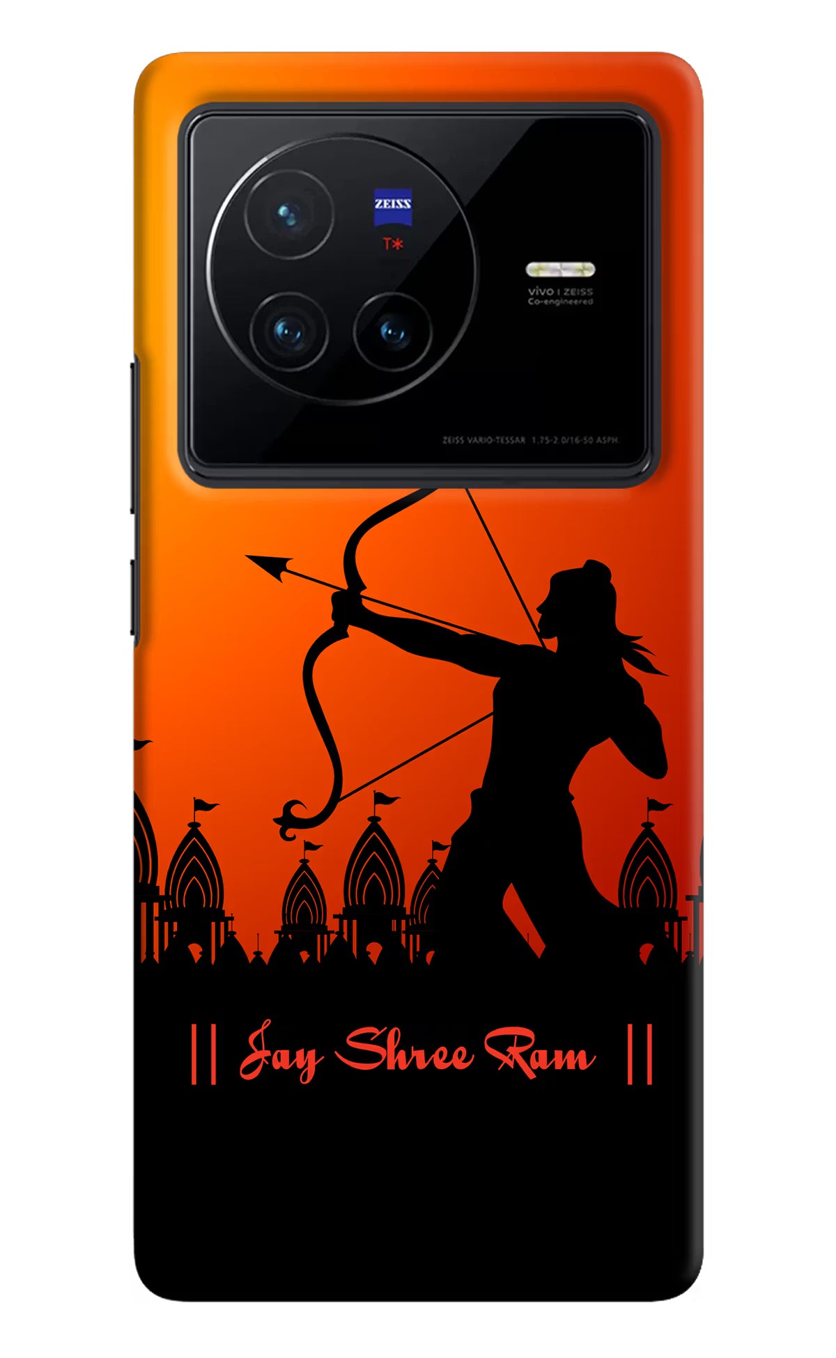 Lord Ram - 4 Vivo X80 Hard Case Back Cover by Casekaro