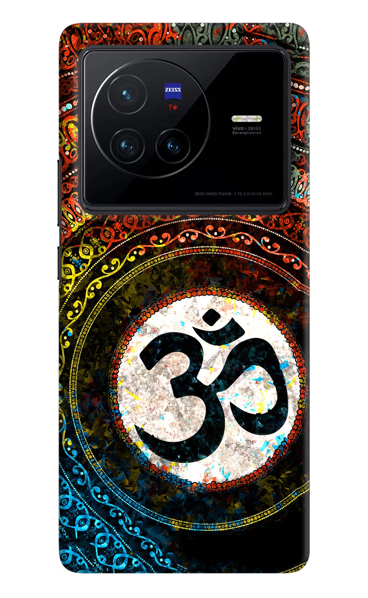 Om Cultural Vivo X80 Hard Case Back Cover by Casekaro