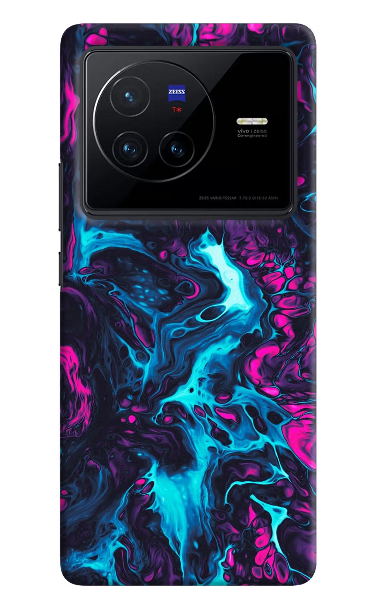 Abstract Vivo X80 Hard Case Back Cover by Casekaro