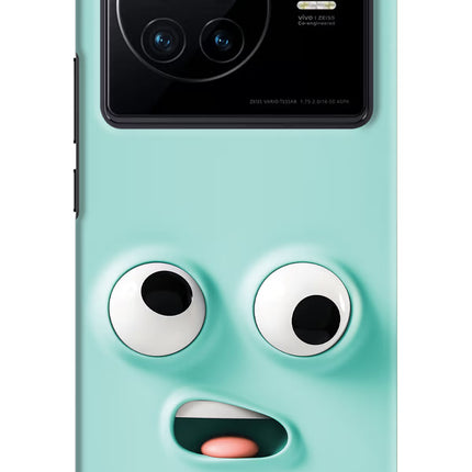 Funny Cartoon Vivo X80 Hard Case Back Cover by Casekaro