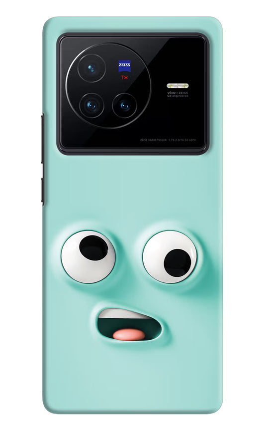 Funny Cartoon Vivo X80 Hard Case Back Cover by Casekaro
