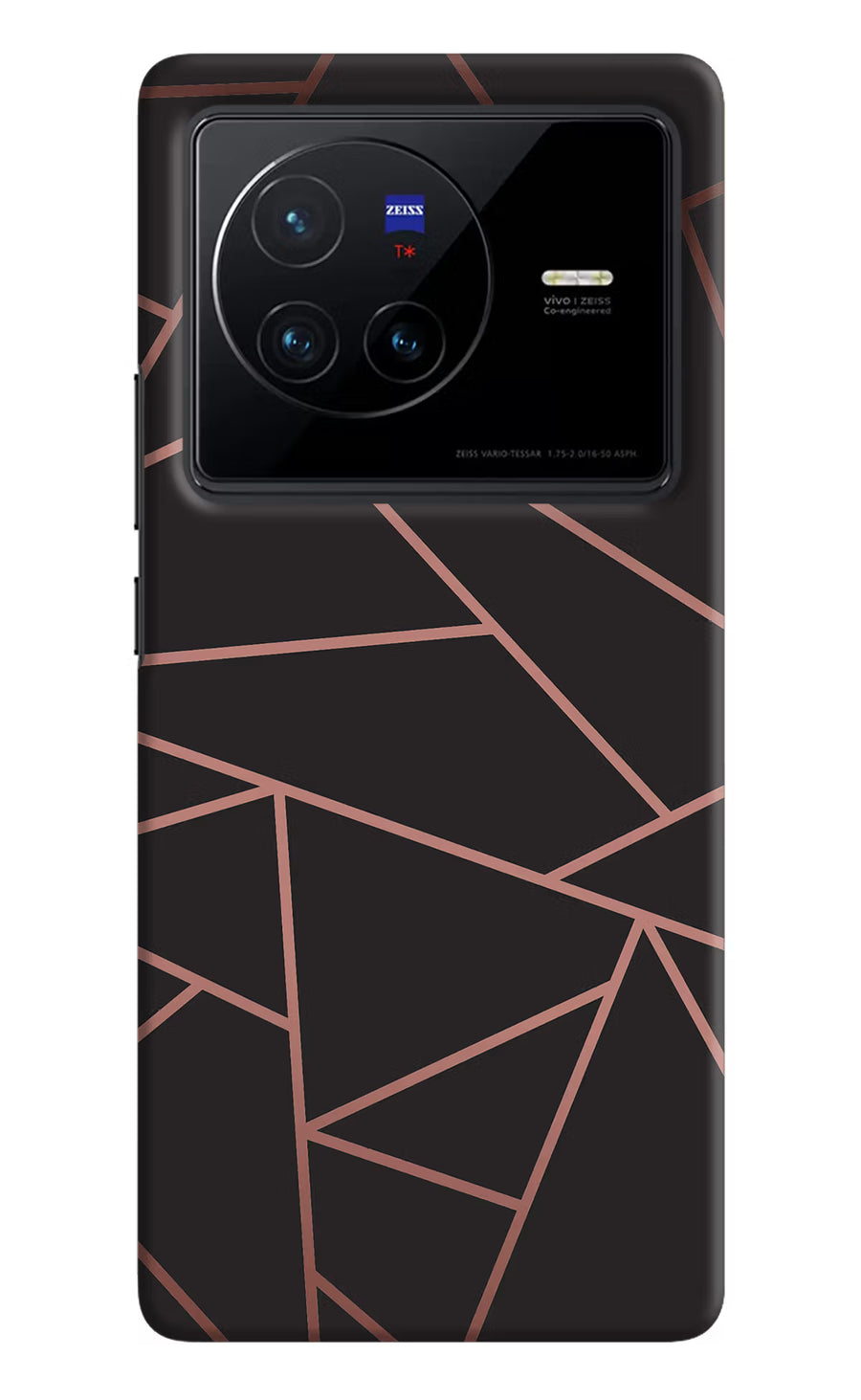 Geometric Pattern Vivo X80 Back Cover, Hard case