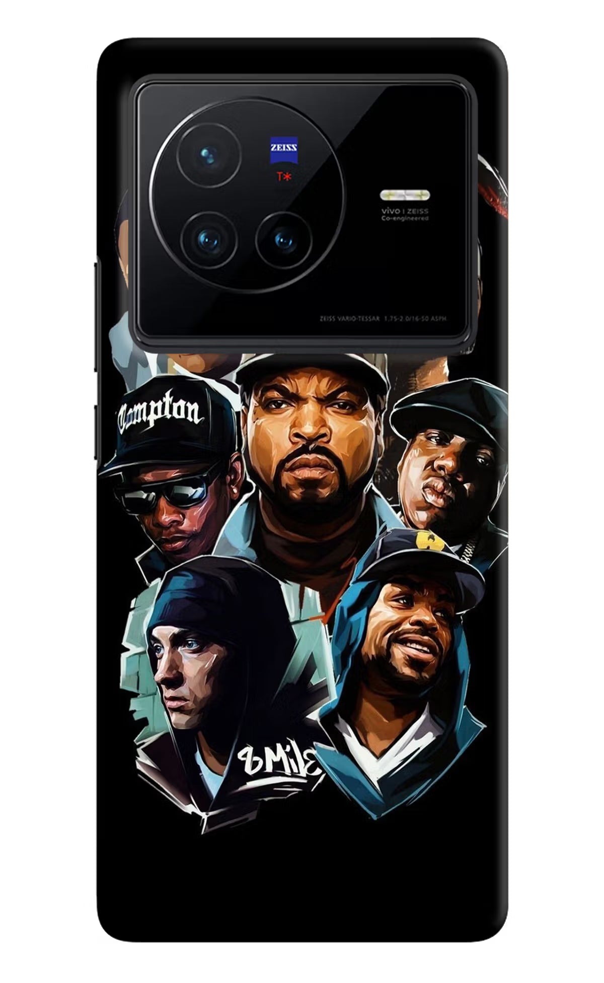 Rappers Vivo X80 Hard Case Back Cover by Casekaro