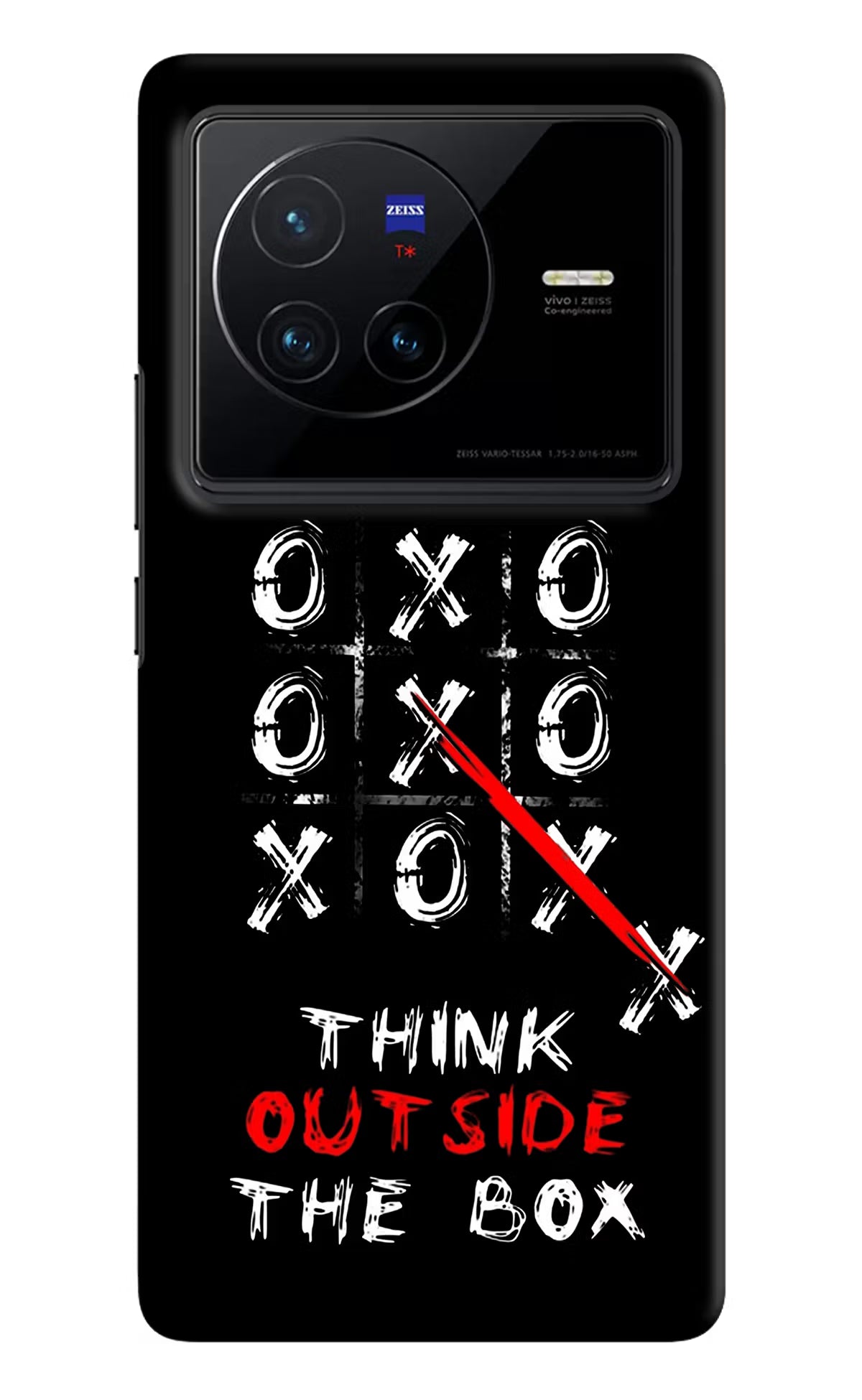 Think out of the BOX Vivo X80 Hard Case Back Cover by Casekaro