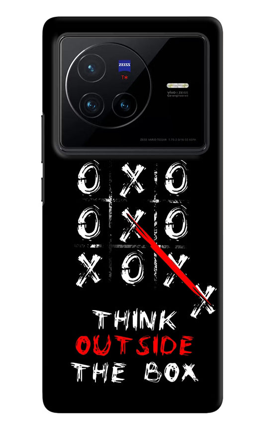 Think out of the BOX Vivo X80 Hard Case Back Cover by Casekaro