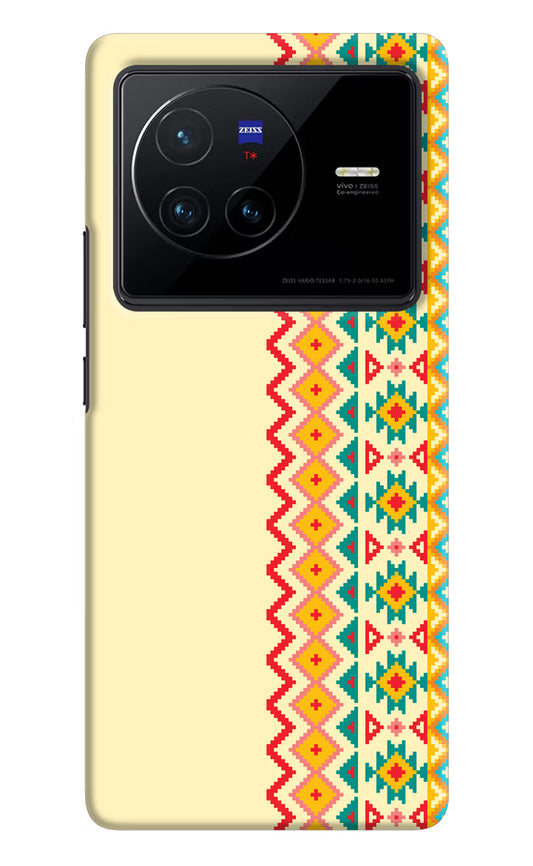 Ethnic Seamless Vivo X80 Hard Case Back Cover by Casekaro
