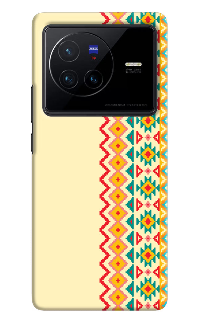 Ethnic Seamless Vivo X80 Hard Case Back Cover by Casekaro