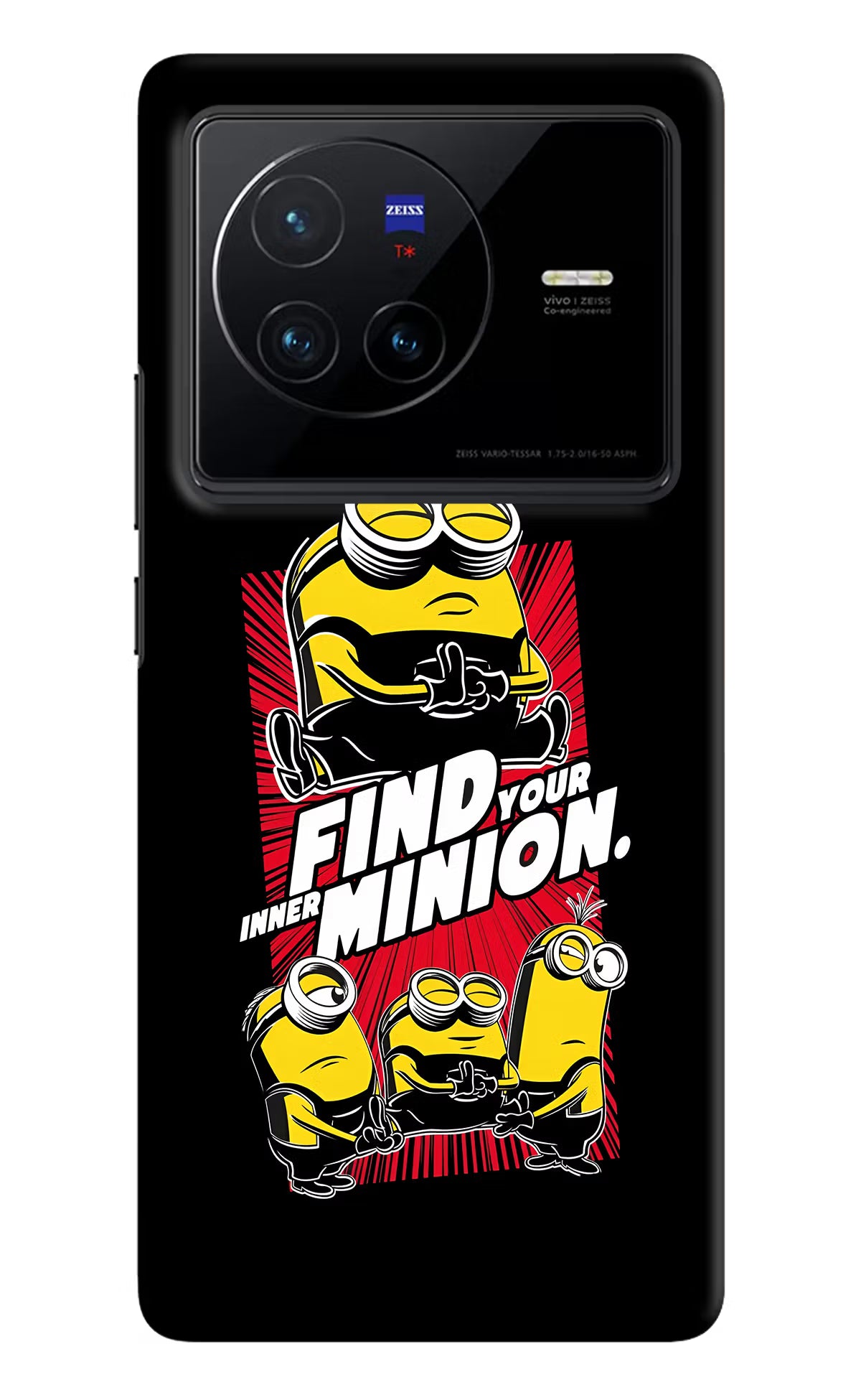 Find your inner Minion Vivo X80 Hard Case Back Cover by Casekaro