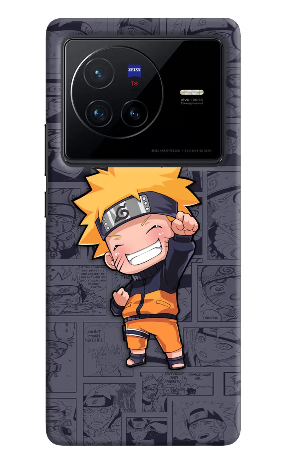 Chota Naruto Vivo X80 Hard Case Back Cover by Casekaro
