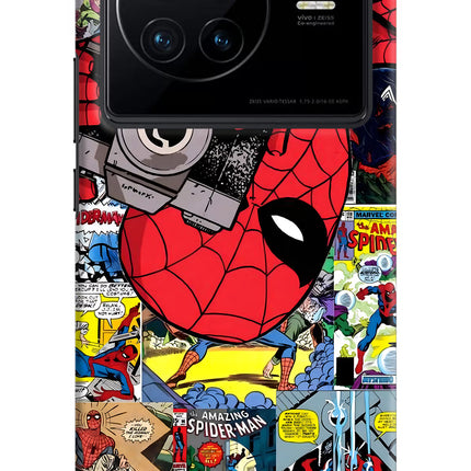 Spider Man Vivo X80 Hard Case Back Cover by Casekaro
