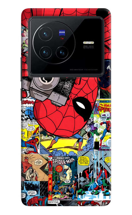 Spider Man Vivo X80 Hard Case Back Cover by Casekaro