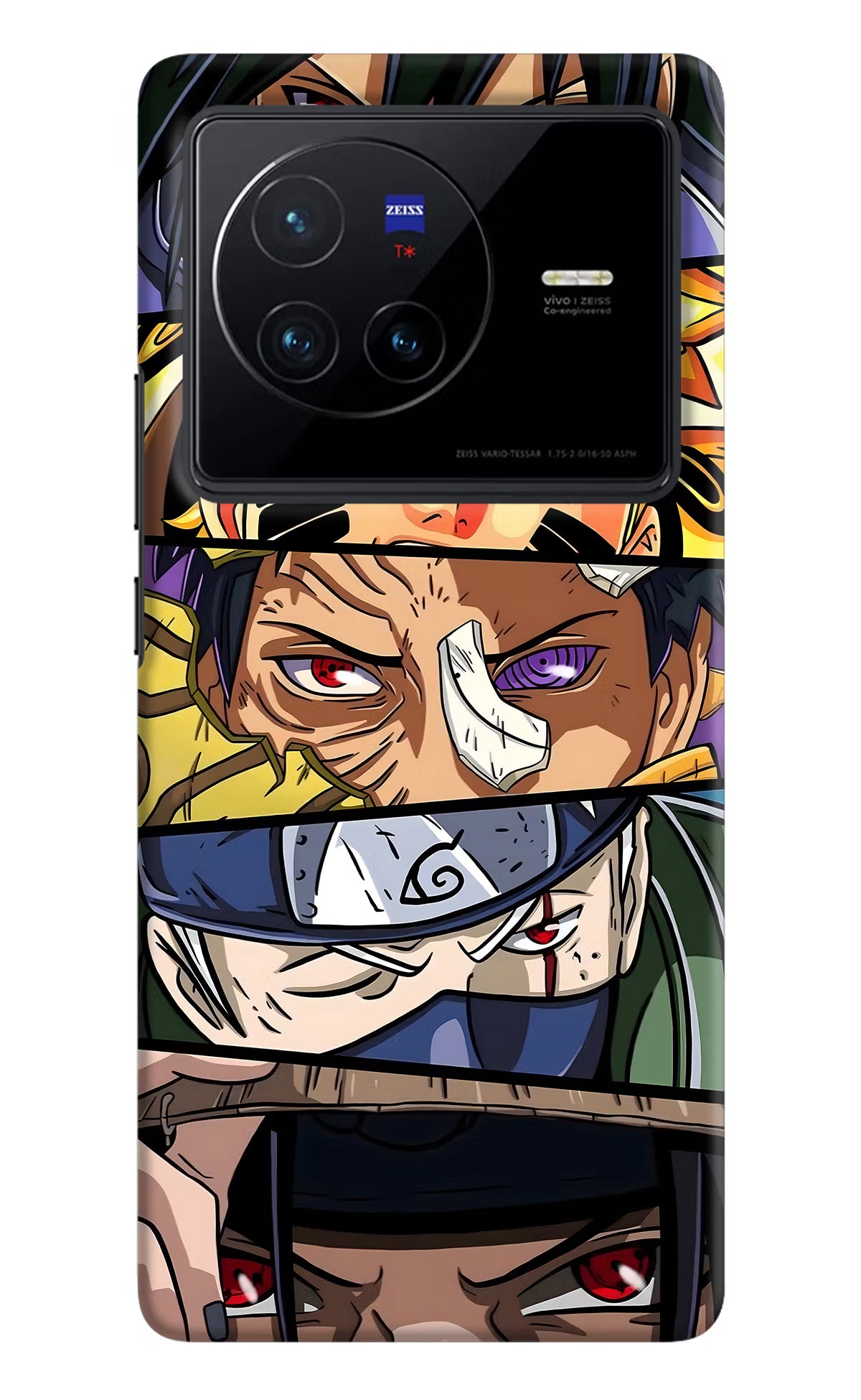 Naruto Character Vivo X80 Hard Case Back Cover by Casekaro