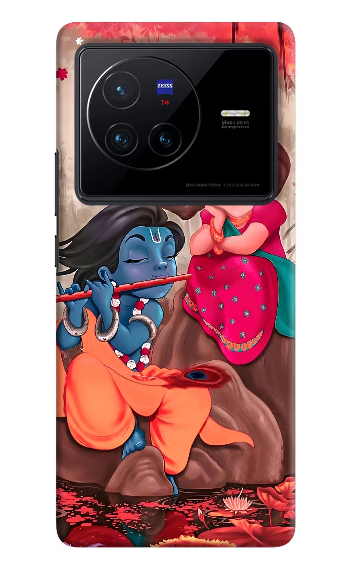 Radhe Krishna Vivo X80 Hard Case Back Cover by Casekaro