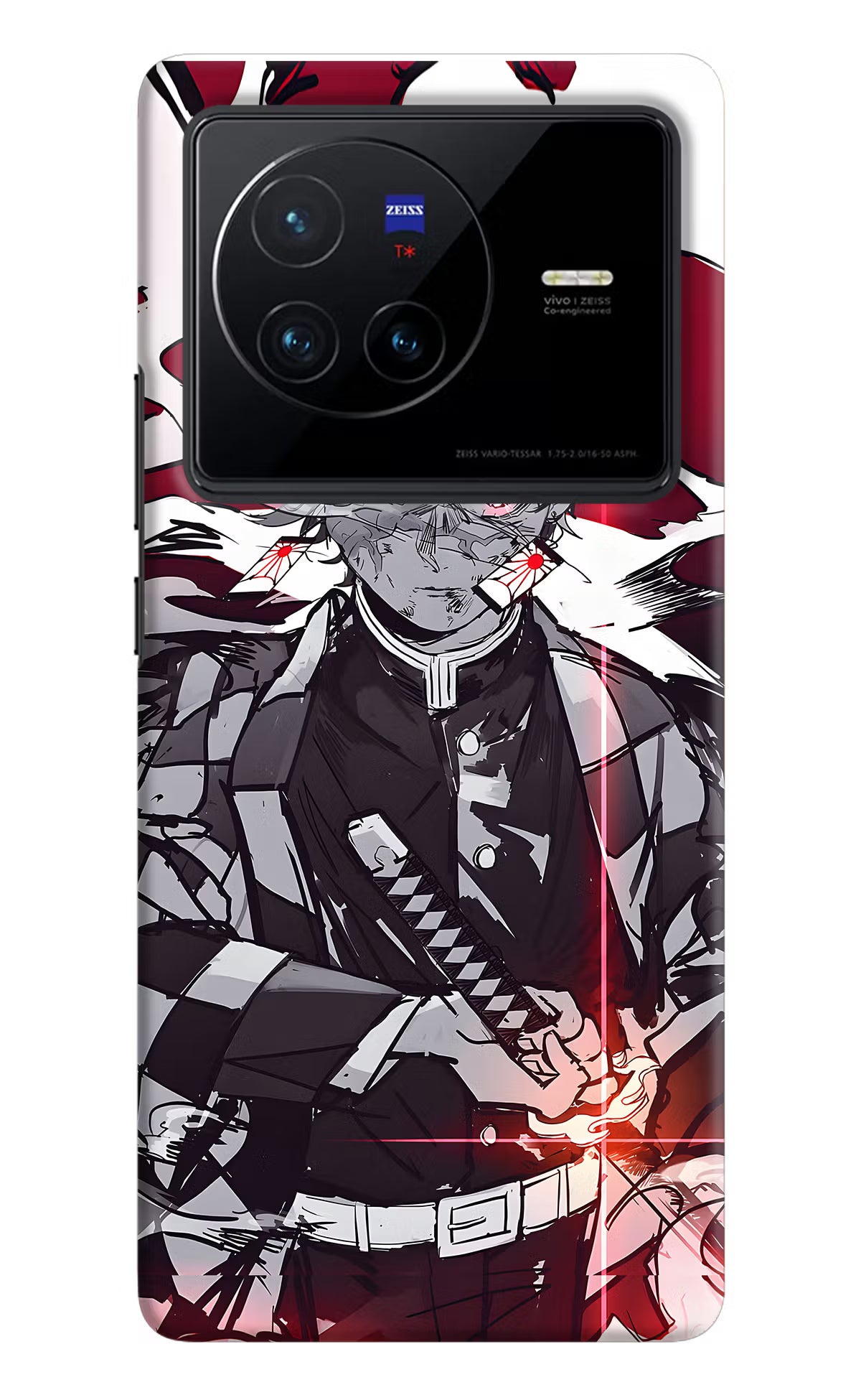 Demon Slayer Vivo X80 Hard Case Back Cover by Casekaro