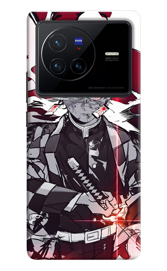 Demon Slayer Vivo X80 Hard Case Back Cover by Casekaro