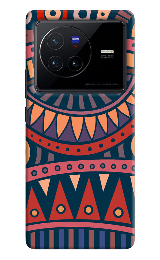 African Culture Design Vivo X80 Hard Case Back Cover by Casekaro