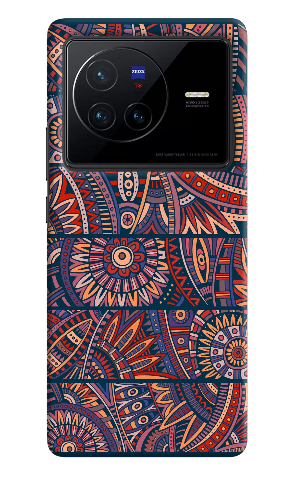 African Culture Design Vivo X80 Hard Case Back Cover by Casekaro