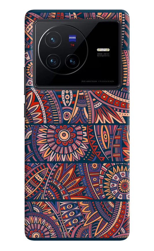 African Culture Design Vivo X80 Hard Case Back Cover by Casekaro