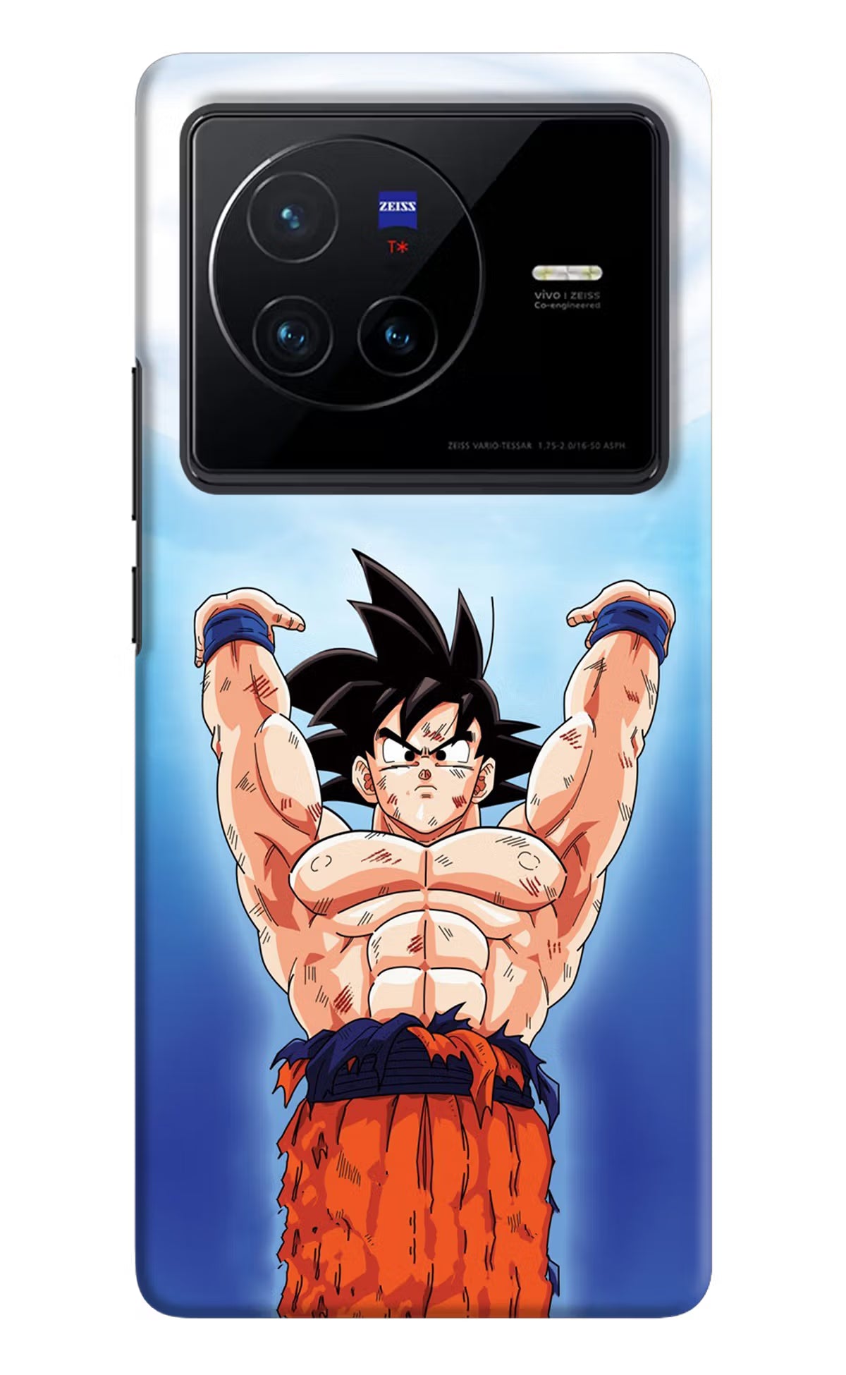 Goku Power Vivo X80 Hard Case Back Cover by Casekaro