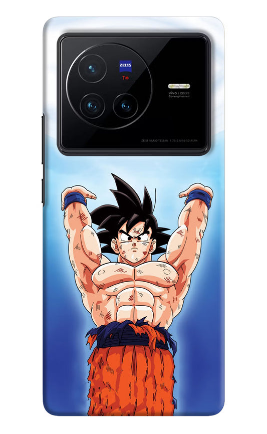 Goku Power Vivo X80 Hard Case Back Cover by Casekaro
