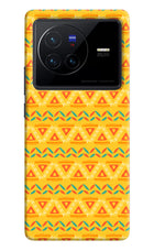 Tribal Pattern Vivo X80 Hard Case Back Cover by Casekaro