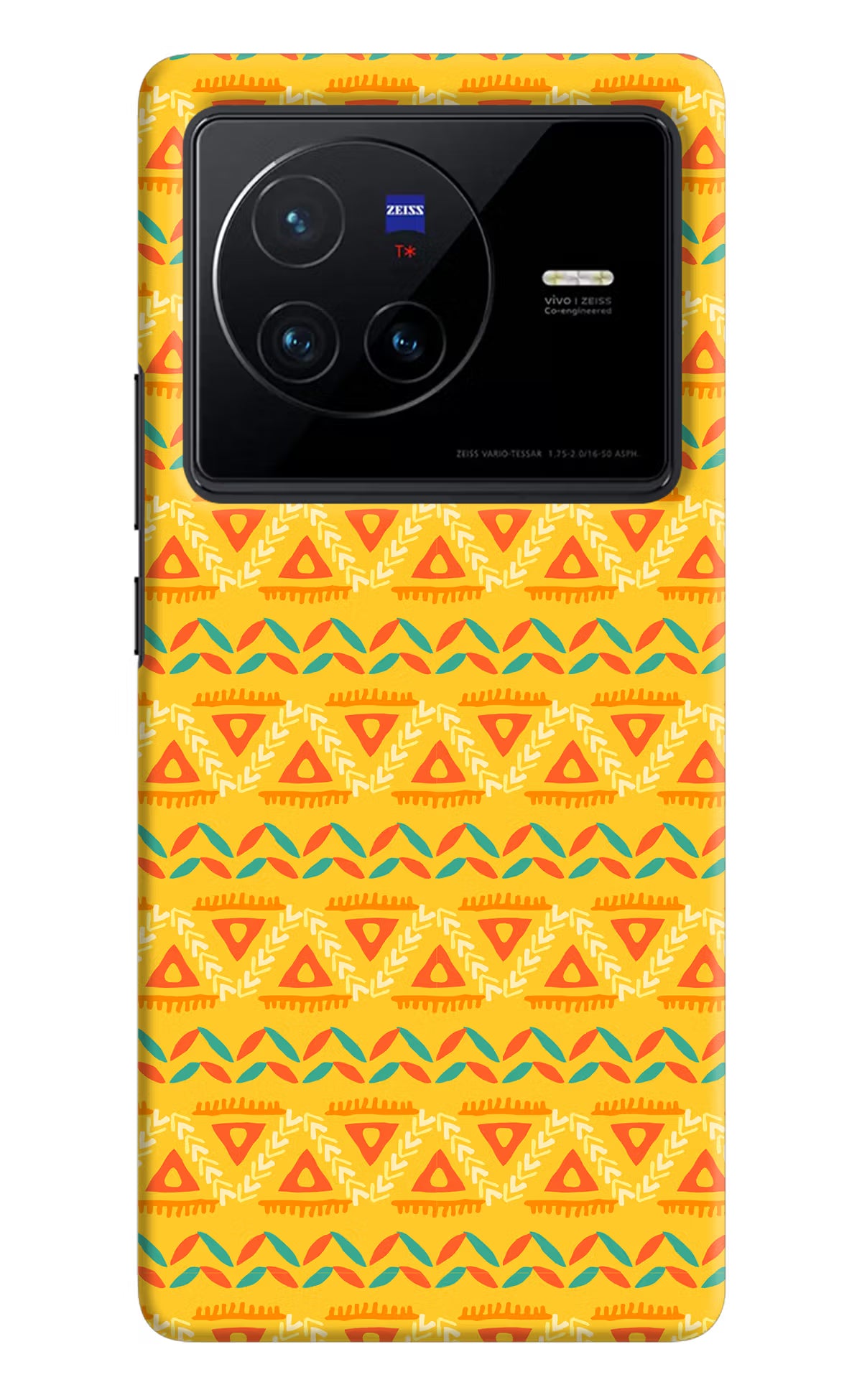 Tribal Pattern Vivo X80 Hard Case Back Cover by Casekaro
