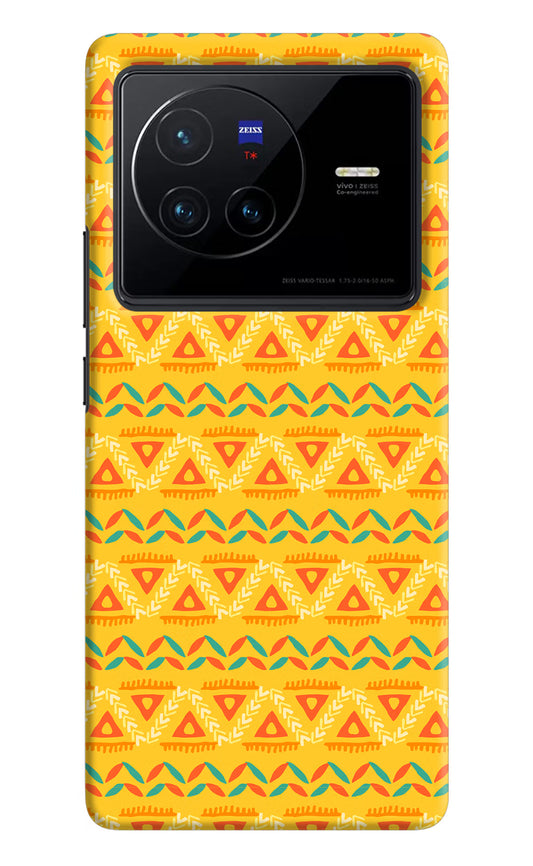 Tribal Pattern Vivo X80 Hard Case Back Cover by Casekaro