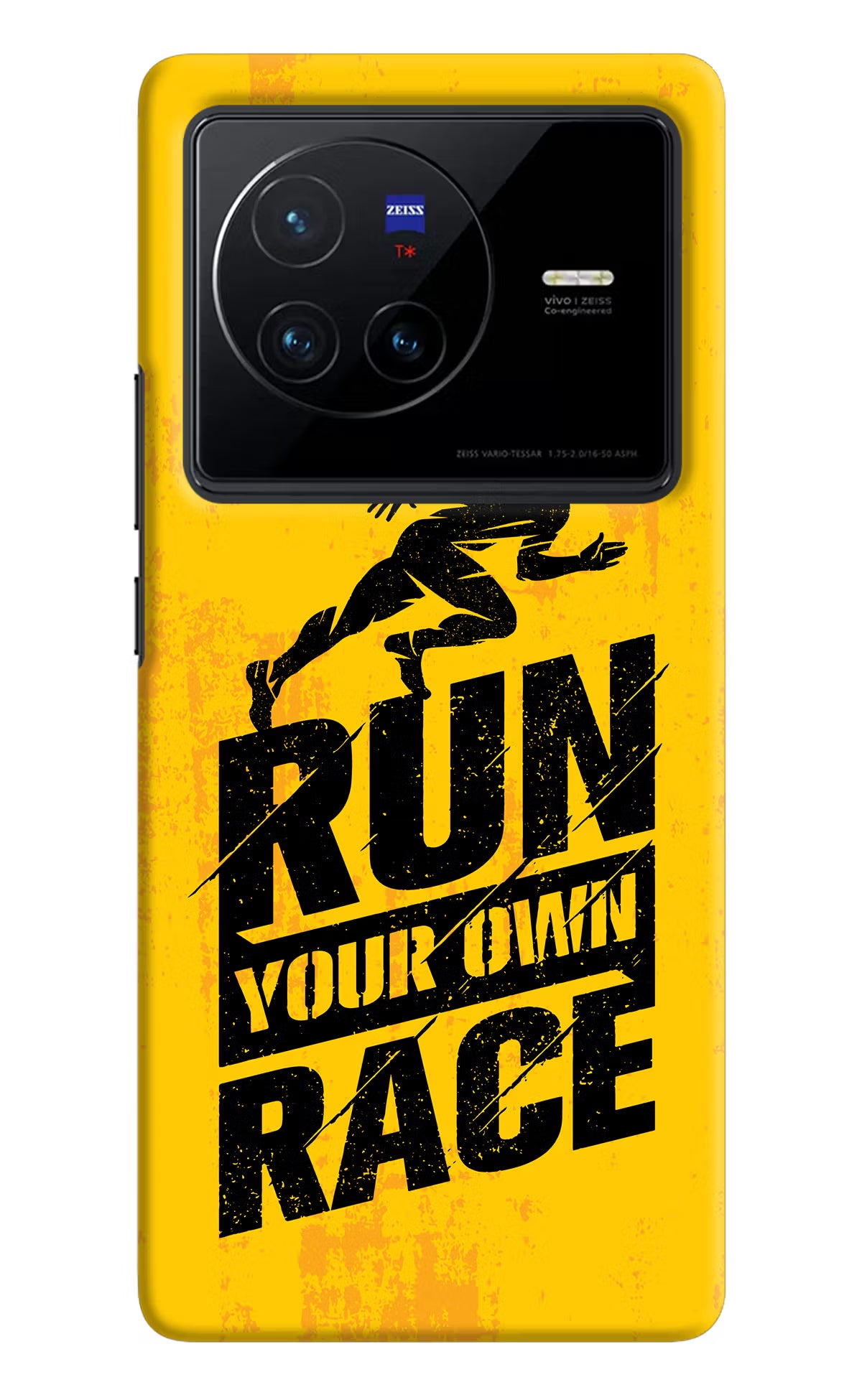 Run Your Own Race Vivo X80 Hard Case Back Cover by Casekaro