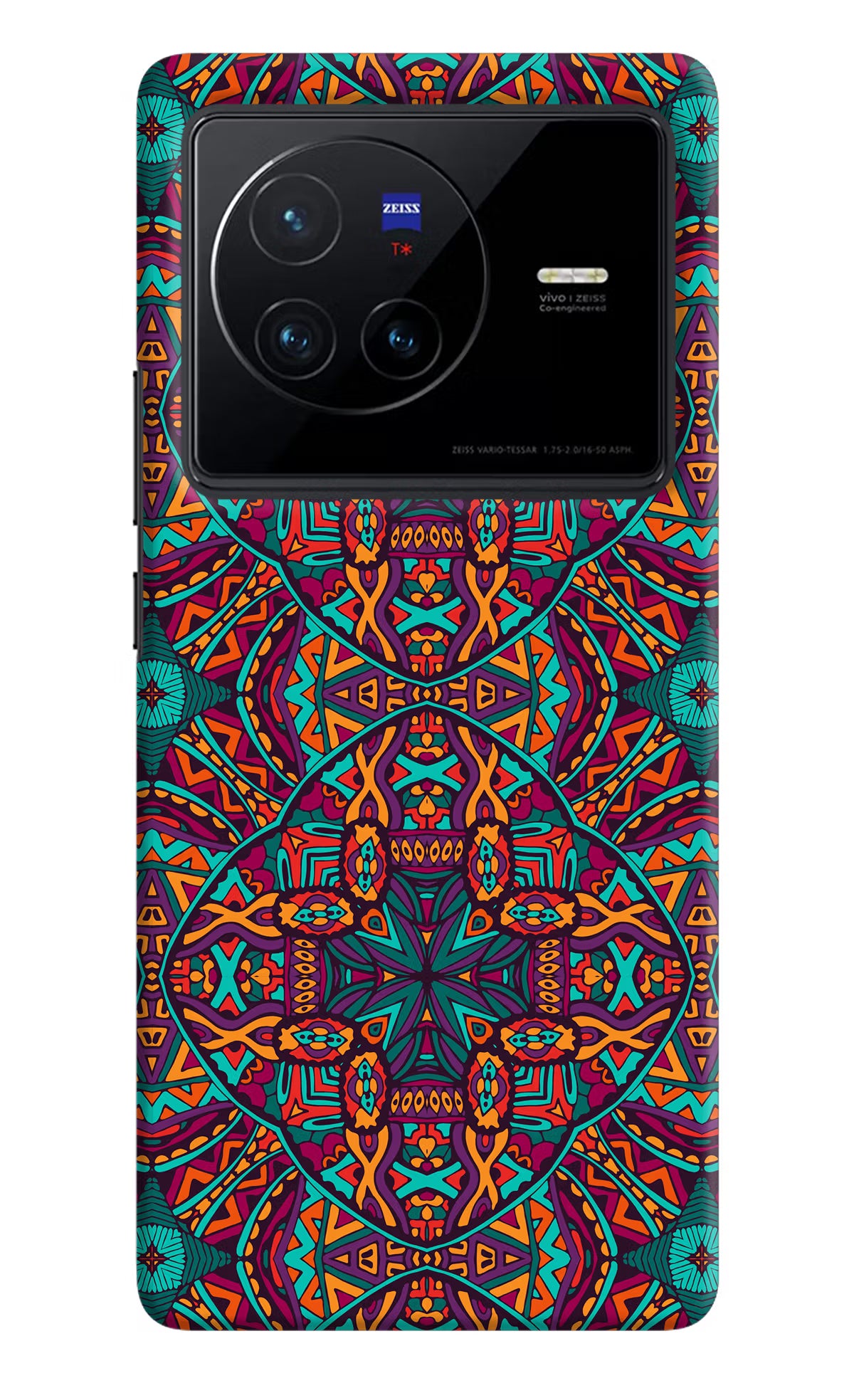 Colour Mandala Vivo X80 Hard Case Back Cover by Casekaro