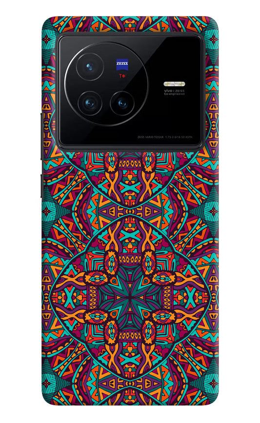 Colour Mandala Vivo X80 Hard Case Back Cover by Casekaro