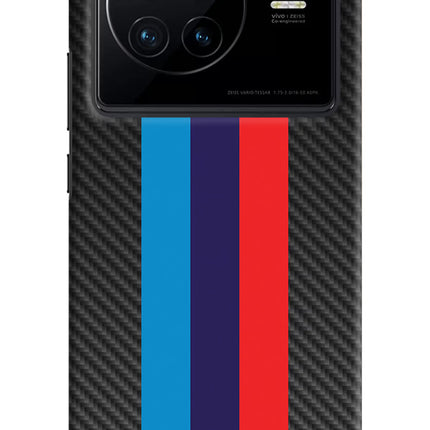 BMW Stripes Pattern Vivo X80 Hard Case Back Cover by Casekaro