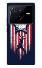 Captain America Marvel Art Vivo X80 Hard Case Back Cover by Casekaro