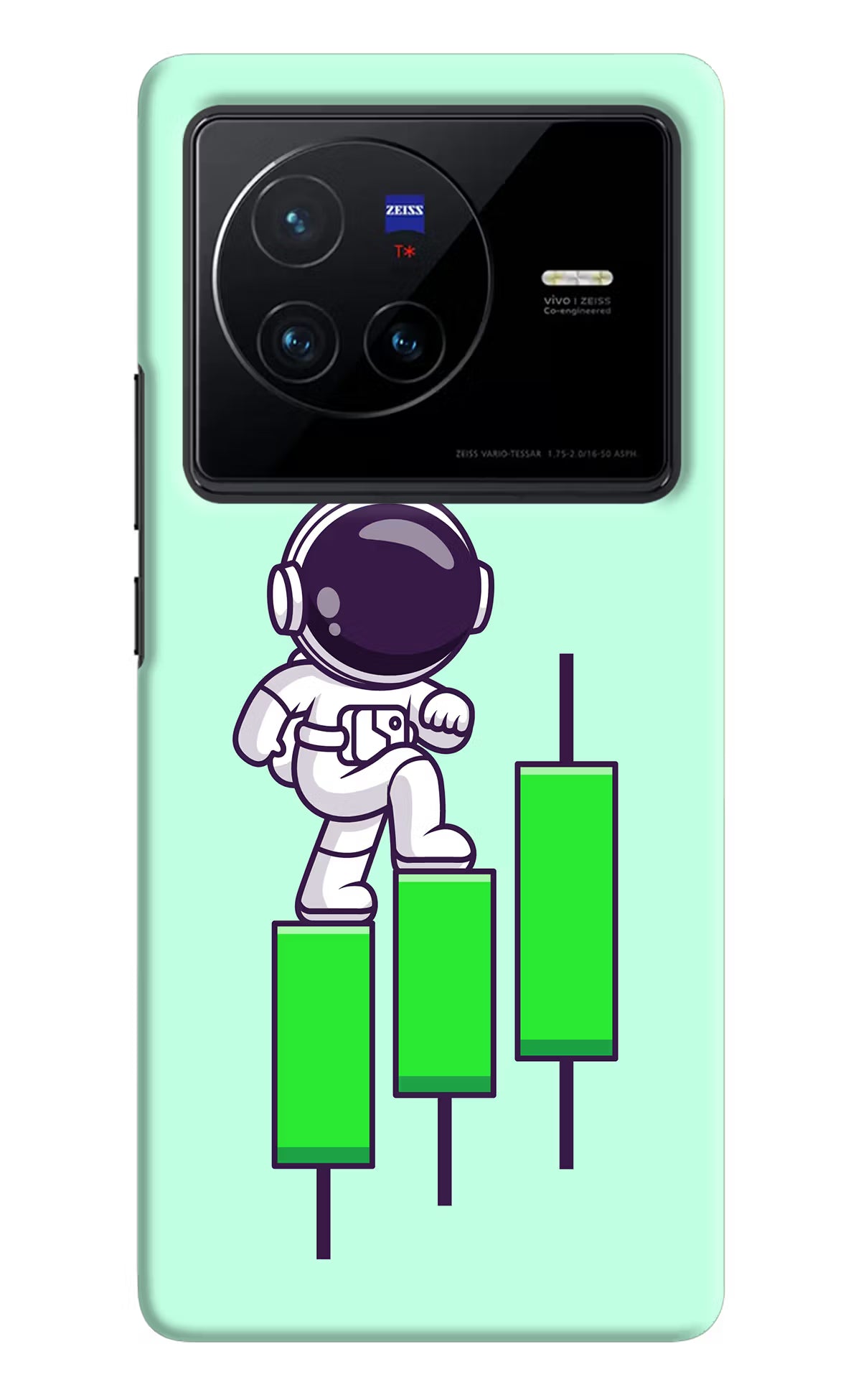 Astronaut Trader Vivo X80 Hard Case Back Cover by Casekaro
