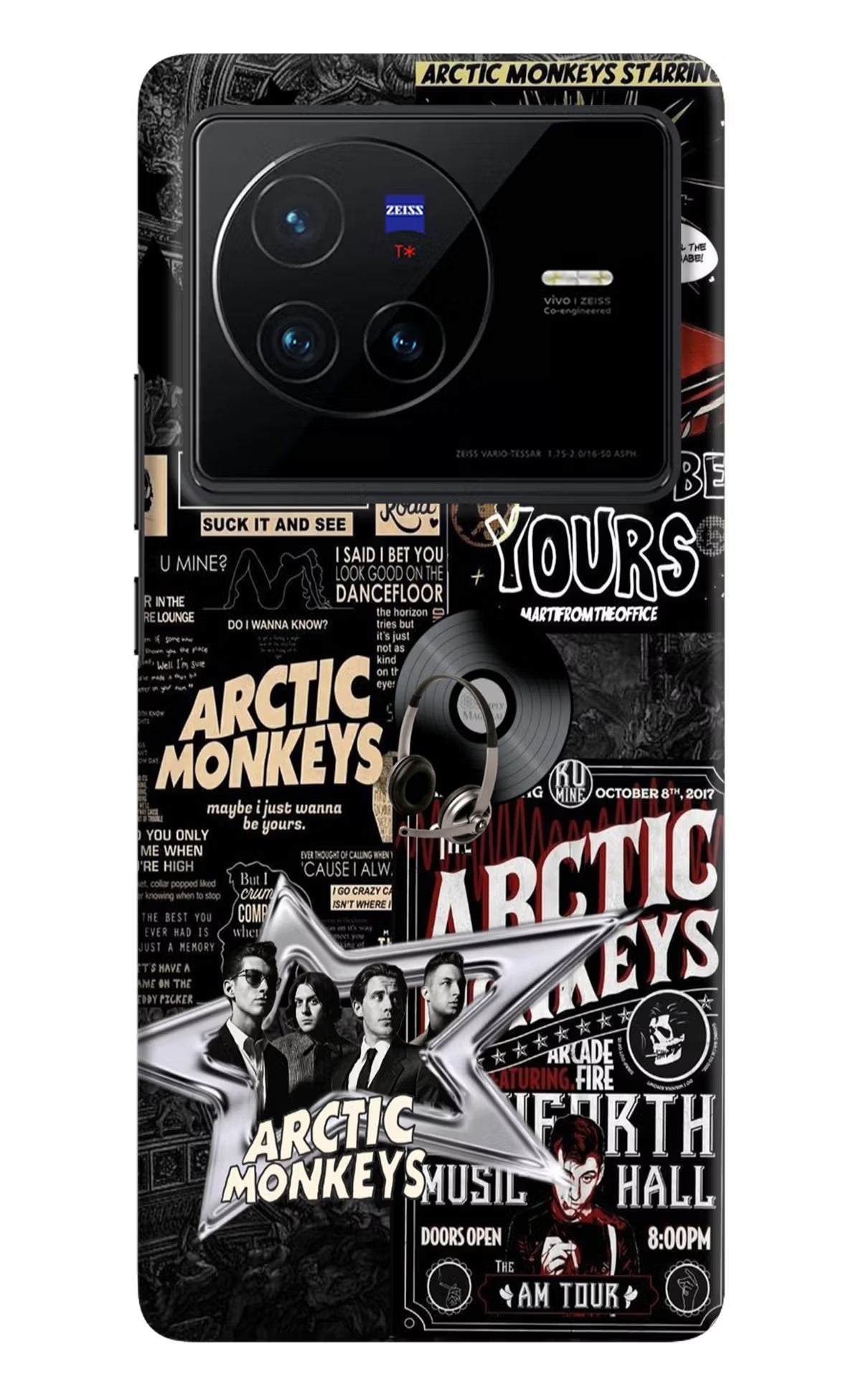Arctic Monkeys Vivo X80 Hard Case Back Cover by Casekaro