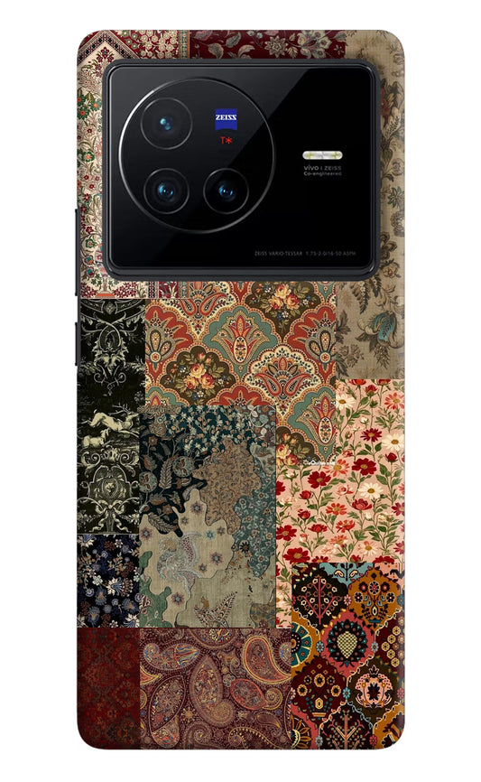 Desi Print Vivo X80 Hard Case Back Cover by Casekaro