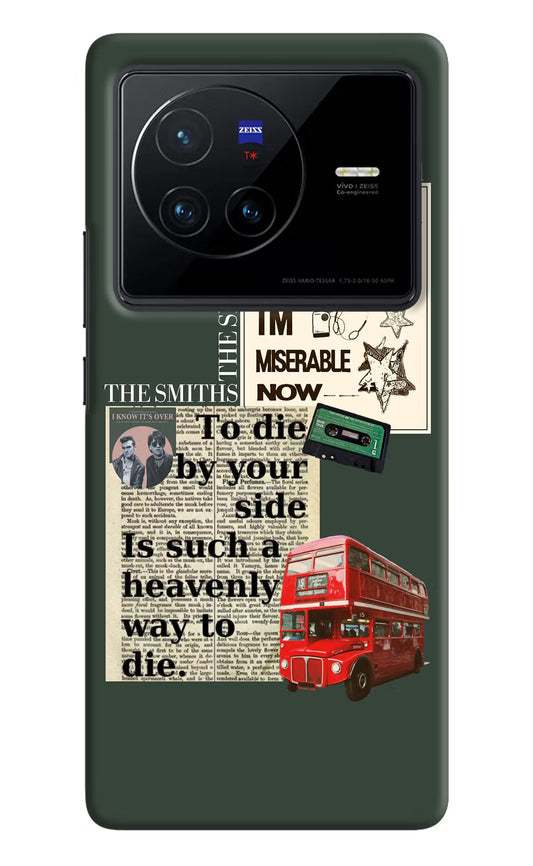 The Smiths Vivo X80 Hard Case Back Cover by Casekaro