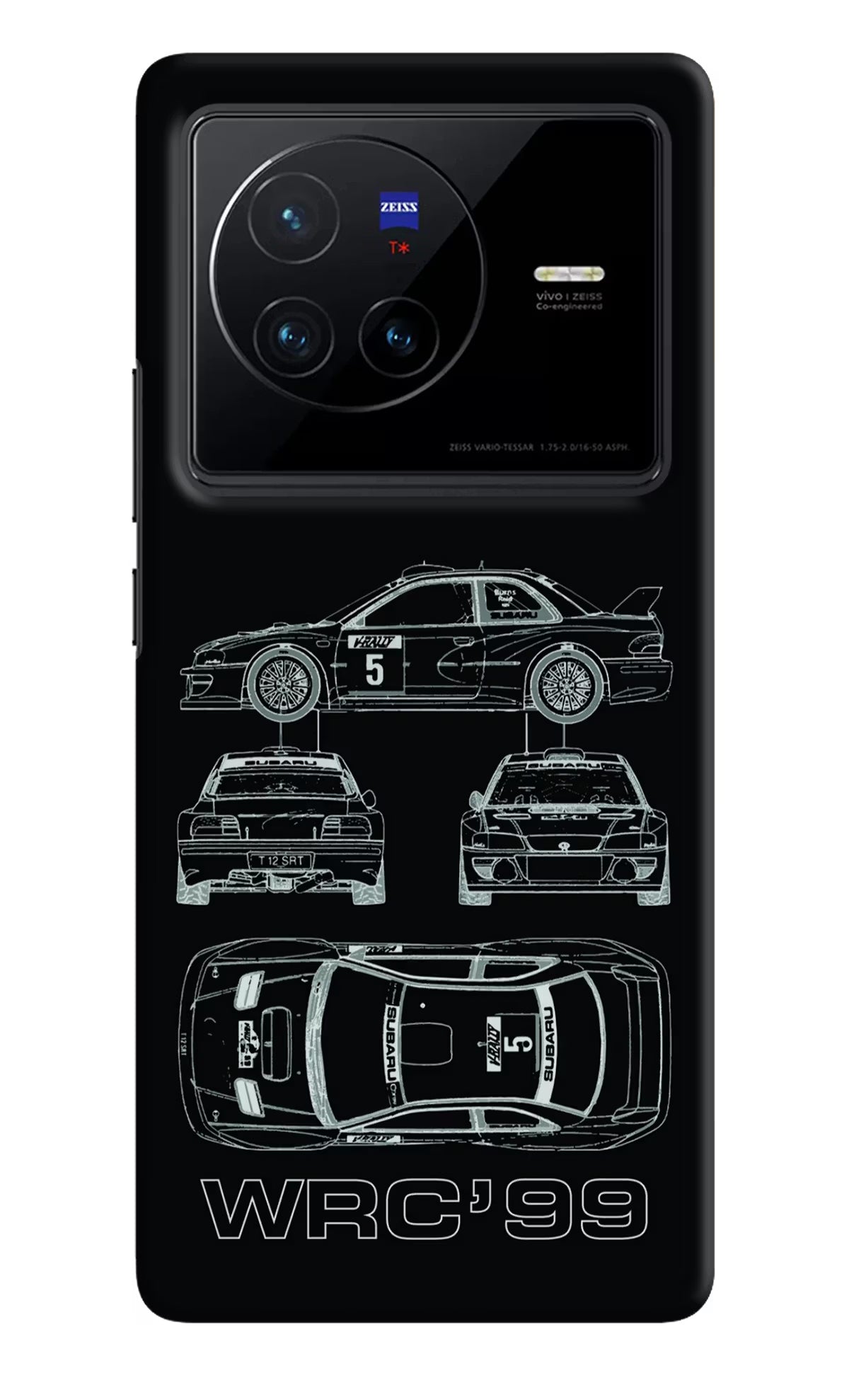 WRC'99 Vivo X80 Hard Case Back Cover by Casekaro