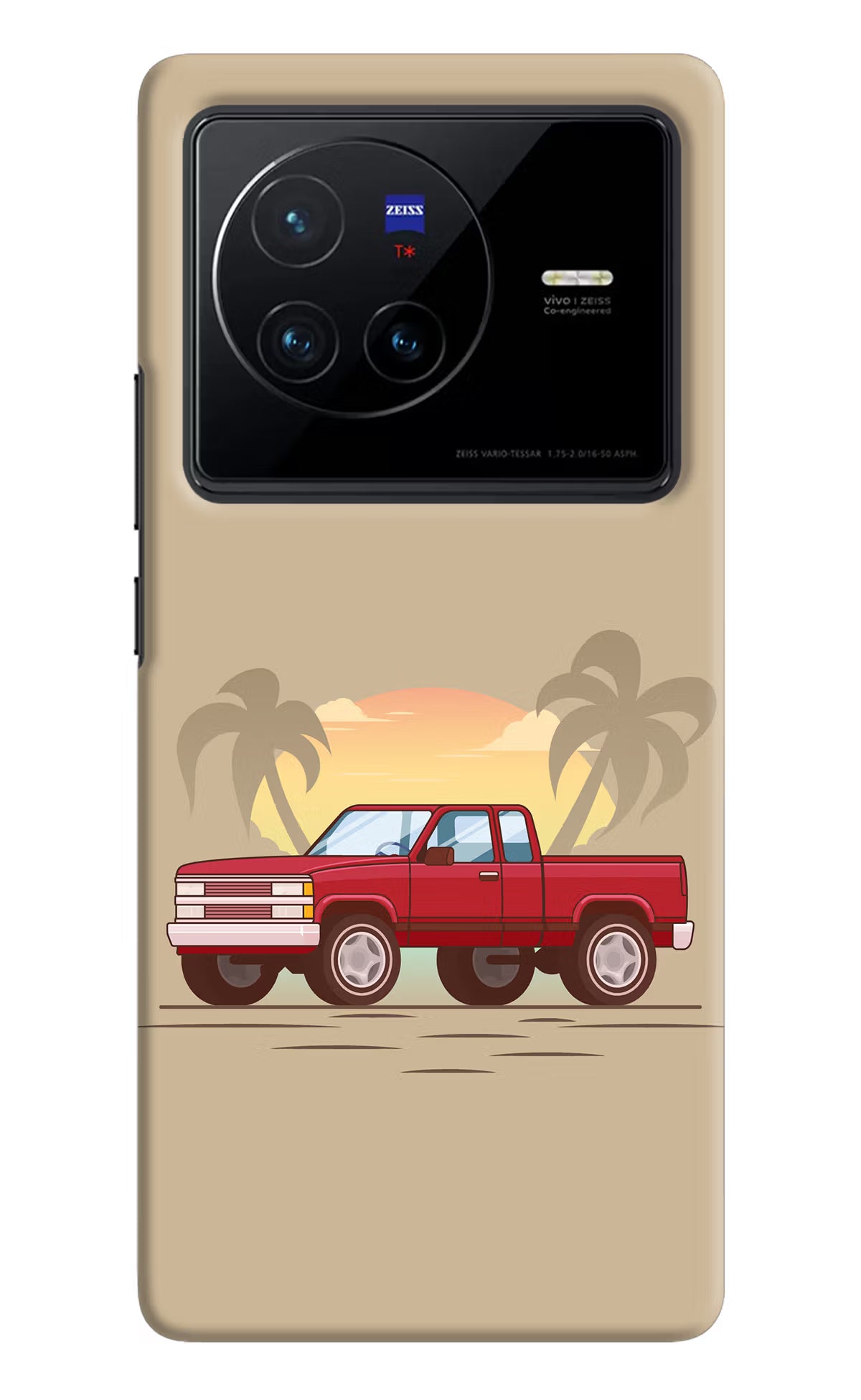 Desert Classic Drive Vivo X80 Hard Case Back Cover by Casekaro