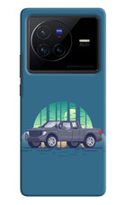 Retro Garage Vibe Vivo X80 Hard Case Back Cover by Casekaro