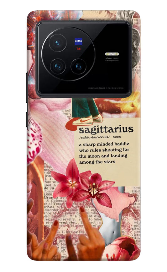 Sagittarius Zodiac Vivo X80 Hard Case Back Cover by Casekaro