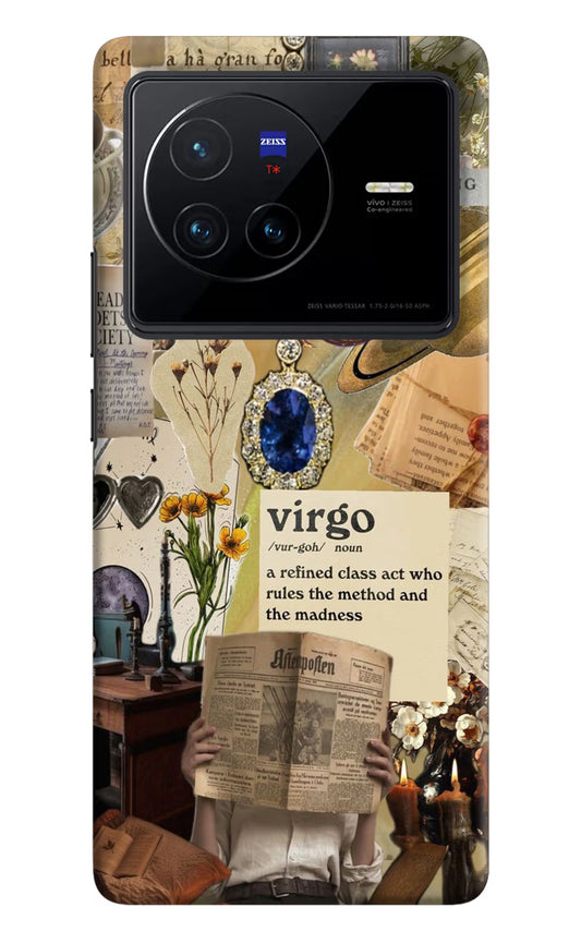 Virgo Zodiac Vivo X80 Hard Case Back Cover by Casekaro