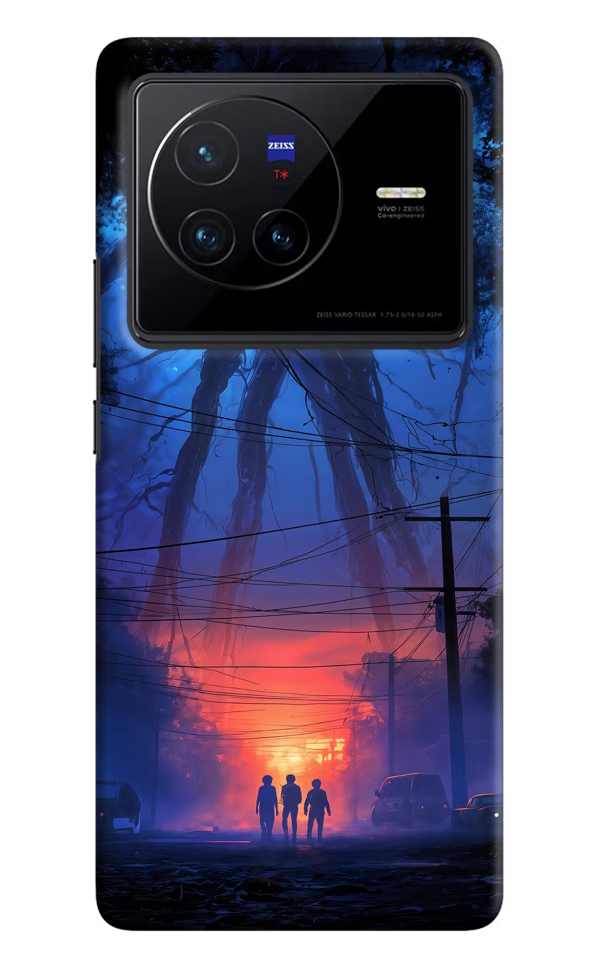 Ordinary Things Shadow Vivo X80 Hard Case Back Cover by Casekaro