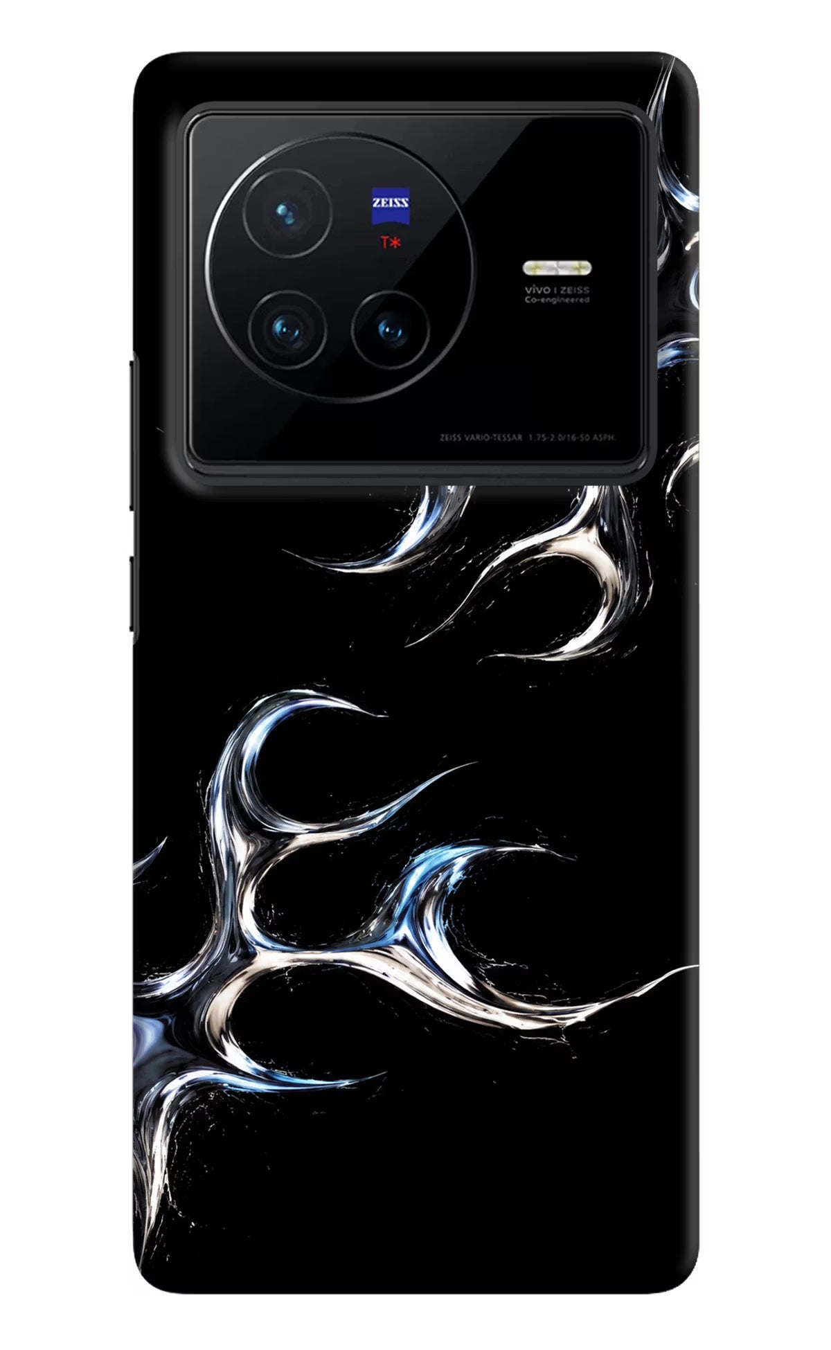Chrome Tribal Vivo X80 Hard Case Back Cover by Casekaro