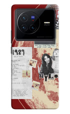 Taylor Swift Vivo X80 Hard Case Back Cover by Casekaro