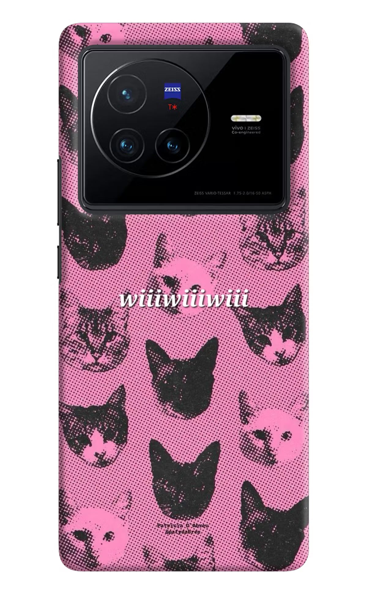 Pink Cats Vivo X80 Back Cover