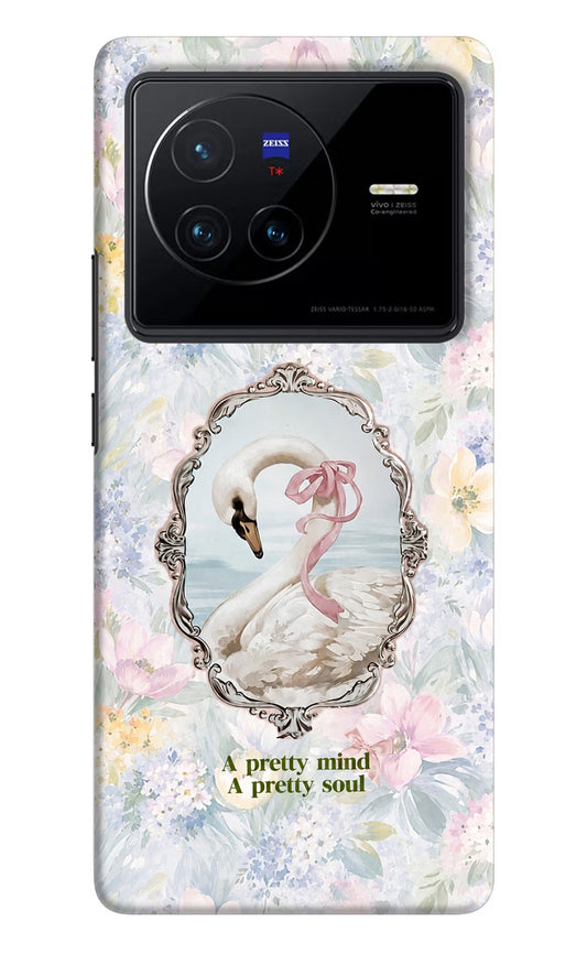 Pretty Mind Pretty Soul Vivo X80 Hard Case Back Cover by Casekaro