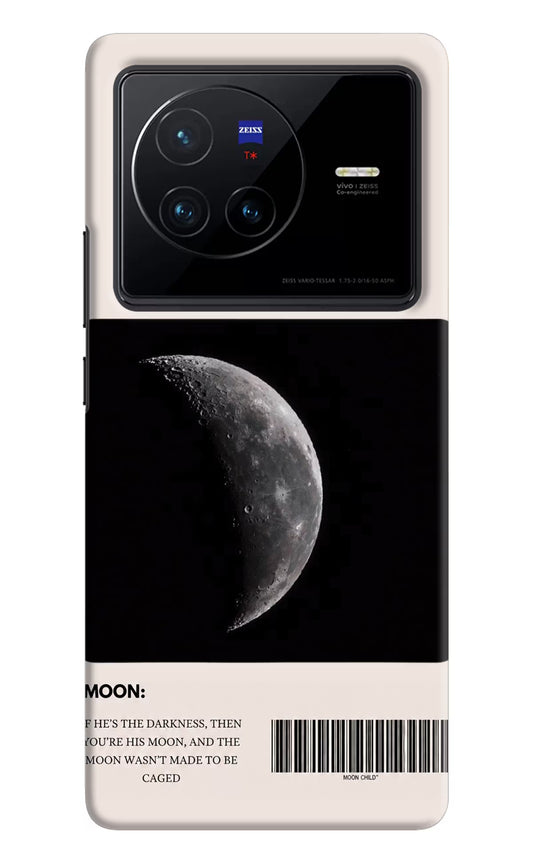 Moon Phase Vivo X80 Hard Case Back Cover by Casekaro