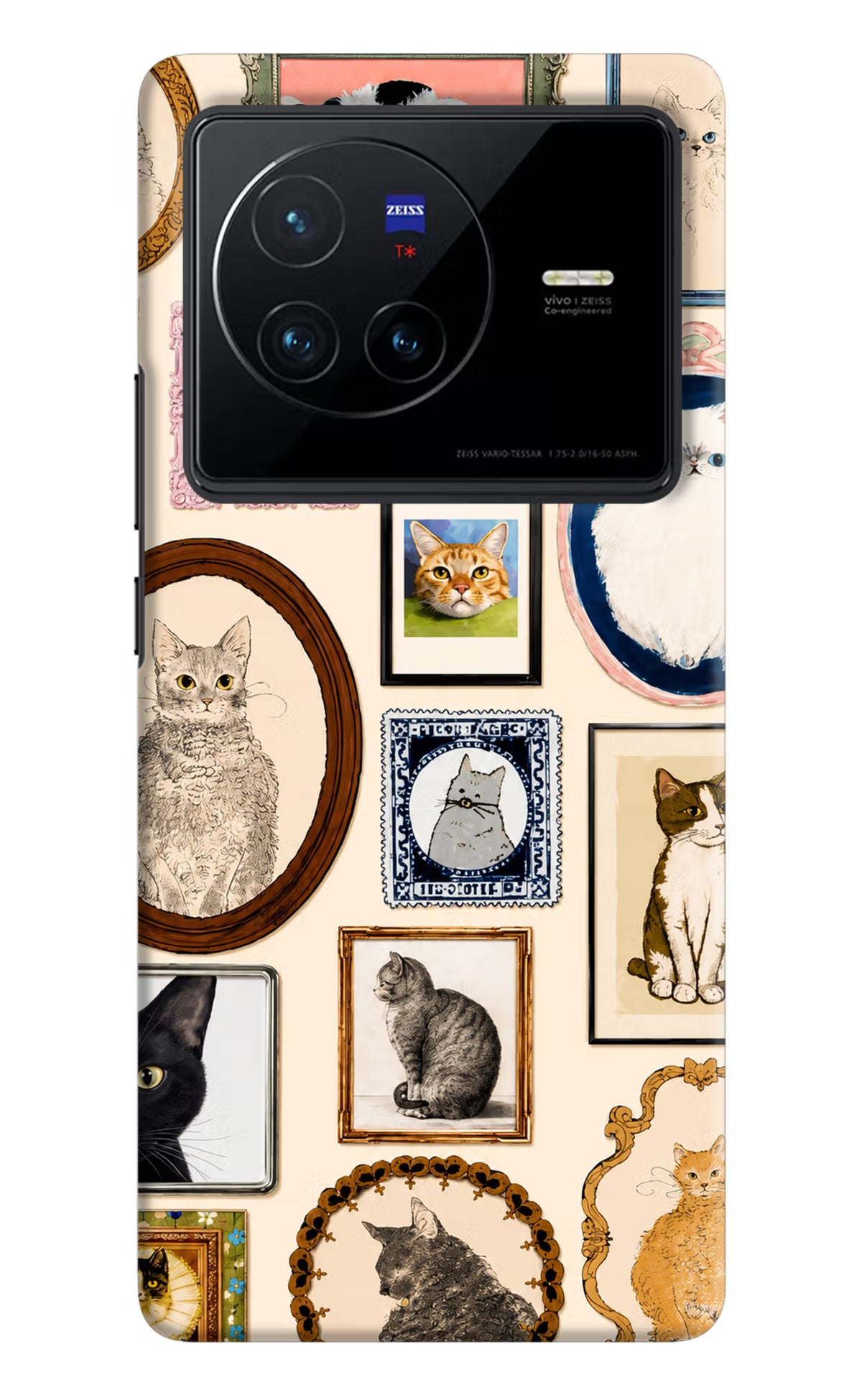 Mirror Cats Vivo X80 Back Cover