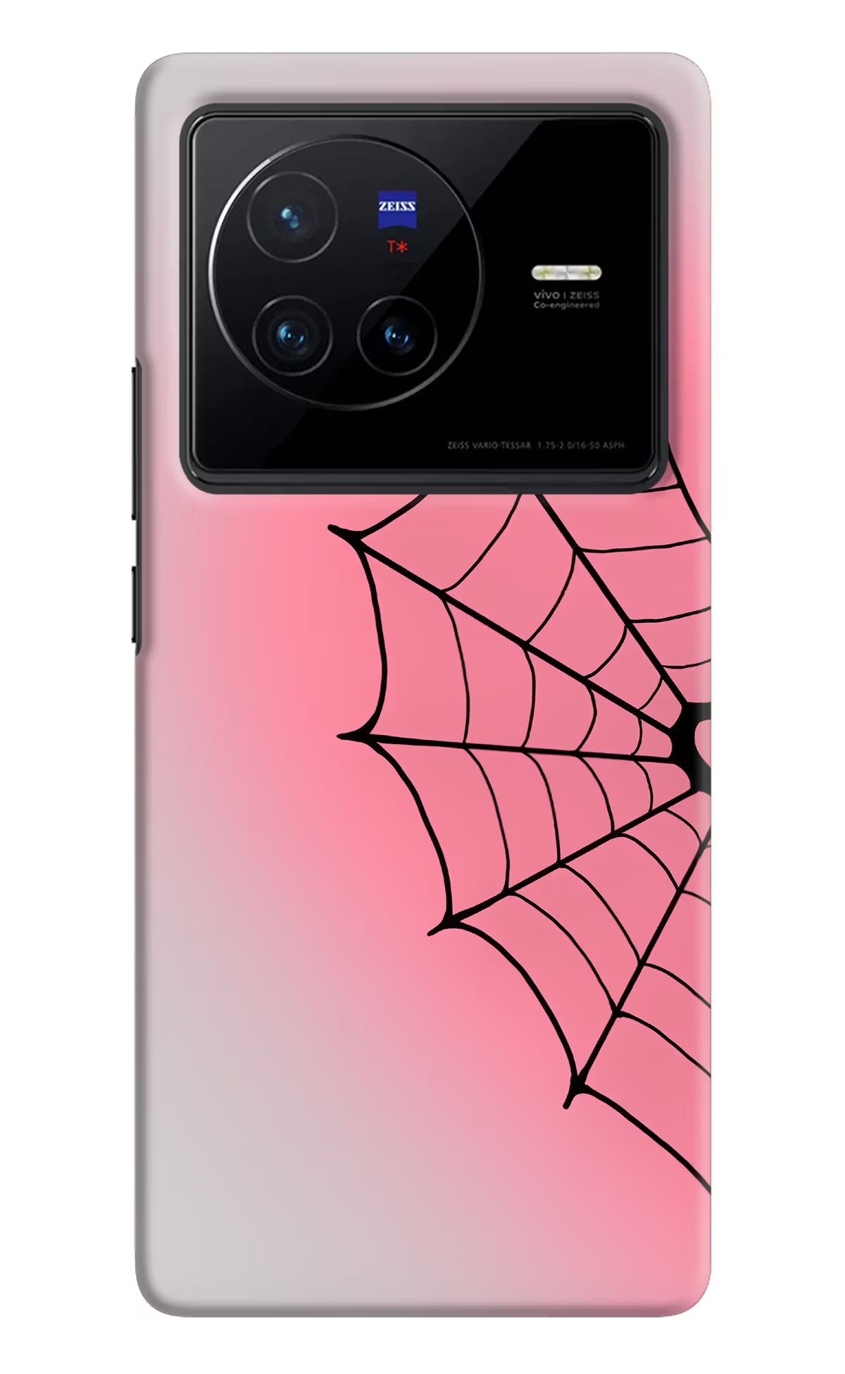 Pink Web Vivo X80 Back Cover